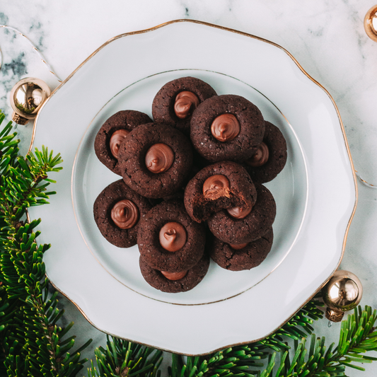 Schokoladenkekse mit Creme