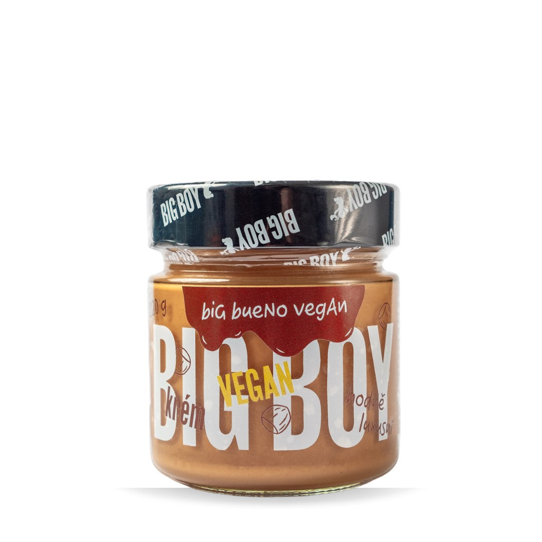 BIG BOY® Big Bueno VEGAN – Zarte Haselnusscreme mit Kokosmilch und Zucker 220g