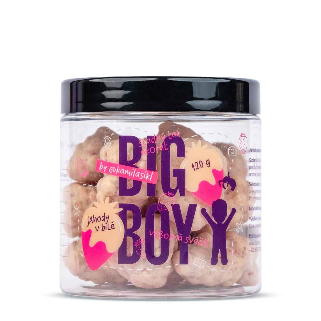 BIG BOY® Erdbeeren in weißer Schokolade 120g von @kamilasikl