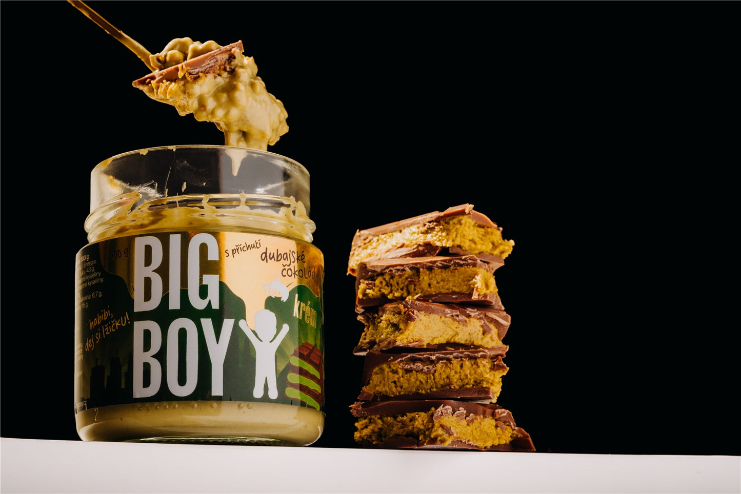 BIG BOY® Pistaziencreme mit Dubai-Schokoladengeschmack 170g