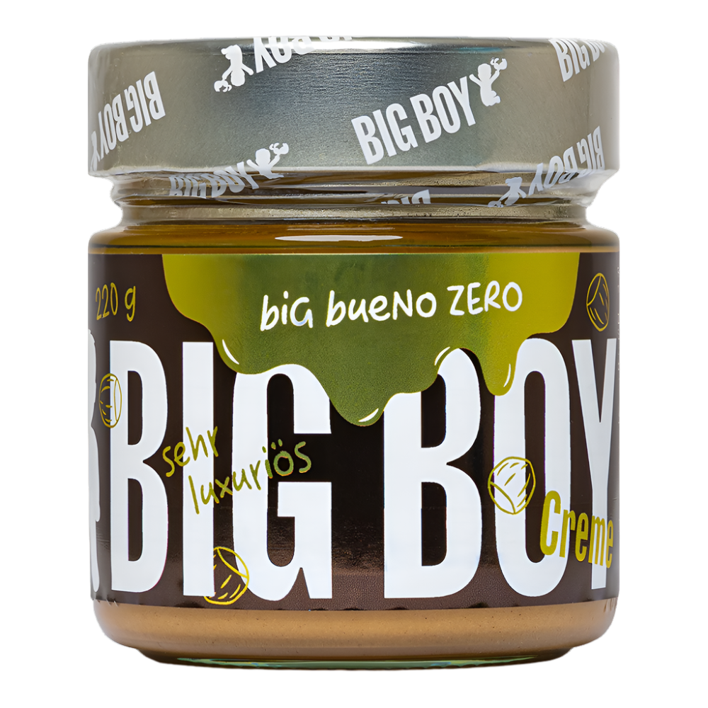 BIG BOY® Big Bueno zero - Feine Haselnusscreme mit Birkenzucker 220g