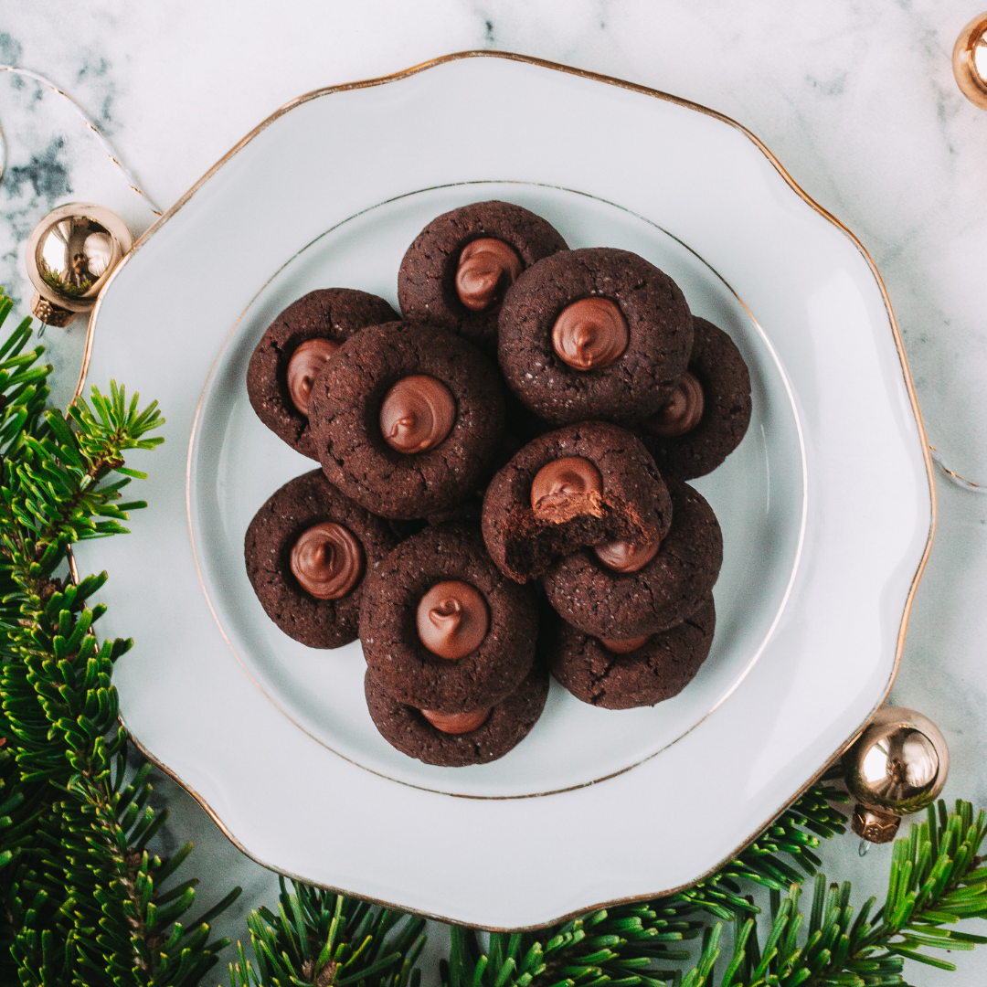 Schokoladenkekse mit Creme