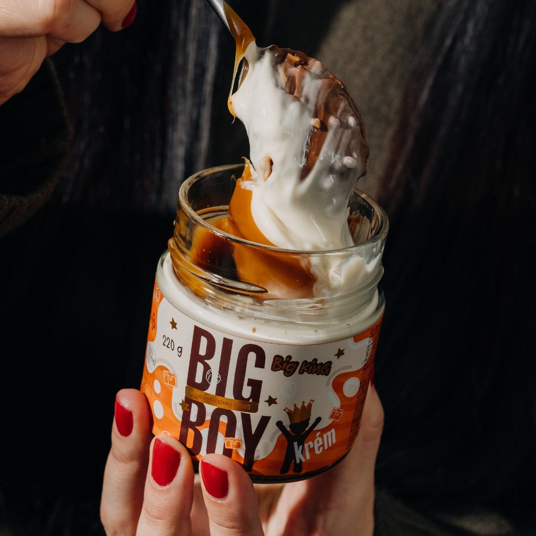 BIG BOY® Big King - Haselnusscreme mit Milch und Karamell 220g