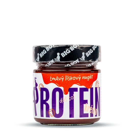 BIG BOY®  Protein Kremo Dark Nougat 220g - Dunkle Proteincreme mit Haselnüssen