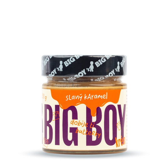 BIG BOY® Salzkaramell - Erdnusscreme mit Karamell und Himalaya-Salz 250g