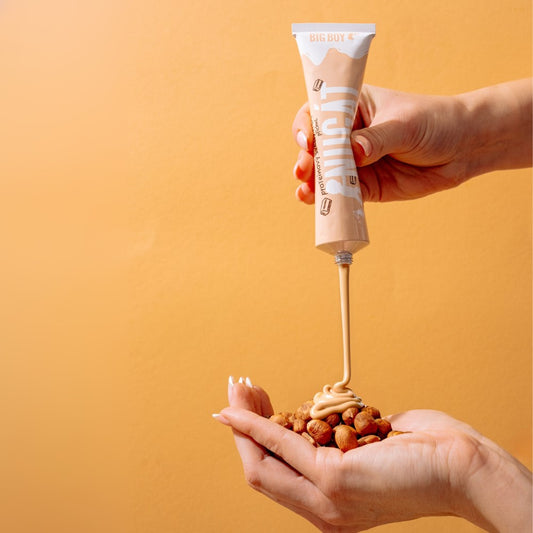 BIG BOY® Tuba Protein Kremo weißer Nougat – leichte Proteincreme 75 g