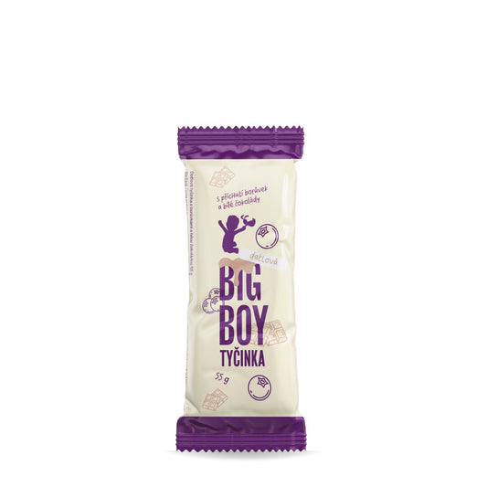 BIG BOY® Riegel mit Blaubeere und weißer Schokolade 55g