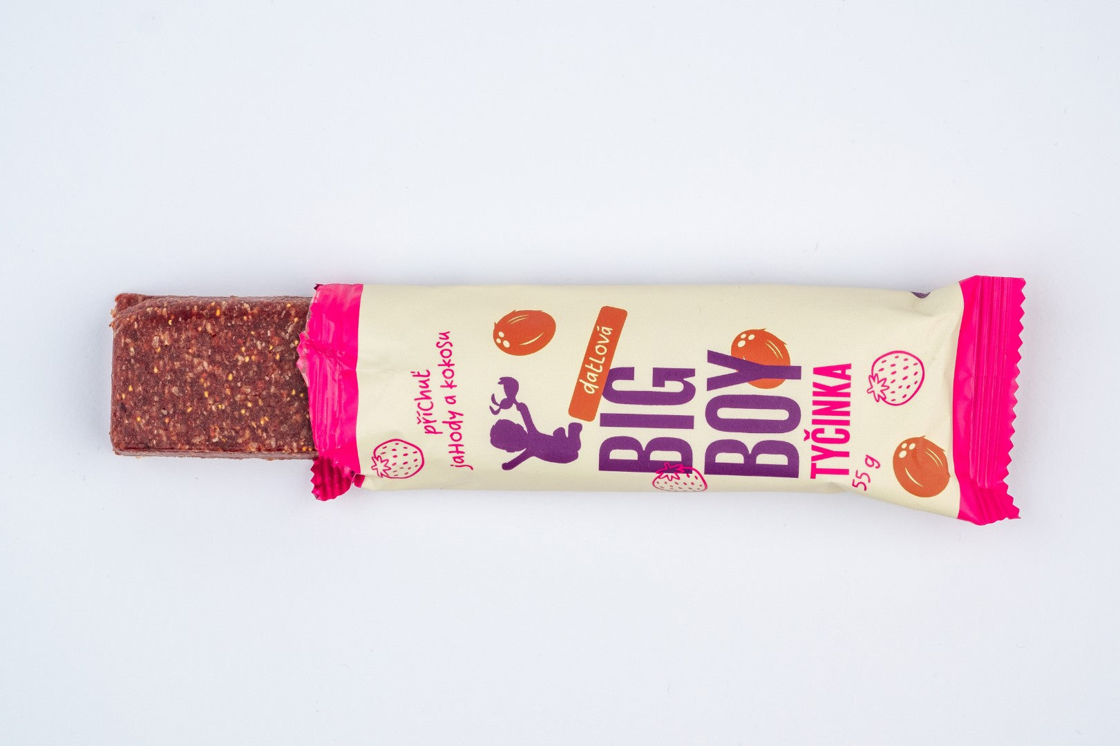 BIG BOY® Erdbeer-Kokosnuss-Riegel 55g – BigBoyWelt BIG BOY® Erdbeer-Kokosnuss-Riegel 55g – BigBoyWelt