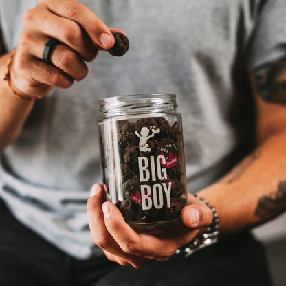 BIG BOY® Sauerkirschen in dunkler Schokolade von @kamilasikl 190g
